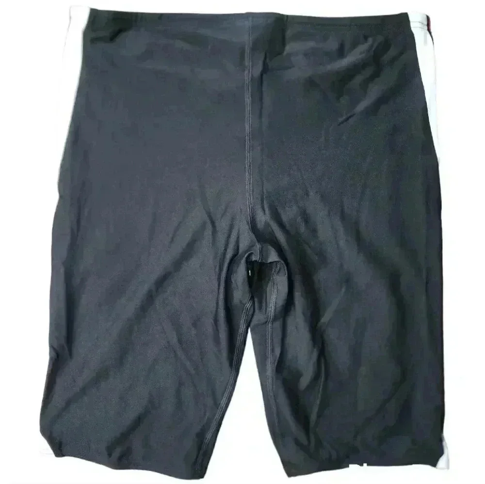 Mens Speedo Endurance Train III Tech Jammer Swim Trunks Black,Red &White Sz 36
